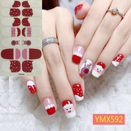 Sukeme Nail Art Decal Christmas 3D Manicure Ornaments Nail Stickers