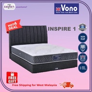 Vono Inspire 1 Mattress (Free Pillow,Mattress Protector &amp; Akemi Comforter)