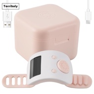 [Torribaly]Mini Digital LCD Electronic Finger Ring Hand Tally Counter 6 Digit Rechargeable Counters 
