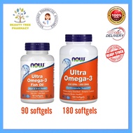 Now Foods Ultra Omega-3 500 EPA / 250 DHA 90 / 180 Softgels