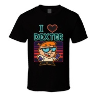 I Heart Love Dexter Dexter'S Laboratory Cartoon Character Fan T Shirt