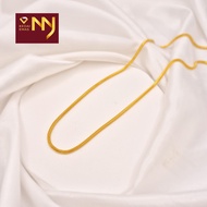 NNJ RANTAI LEHER BELUT 916 | 22K GOLD NECKLACE