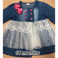 A2F PRELOVED LONG SLEEVED DRESS (18 months)