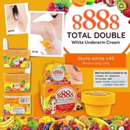 8888 Krim Ketiak ~8888 Total Double White Underarm Cream – 30g