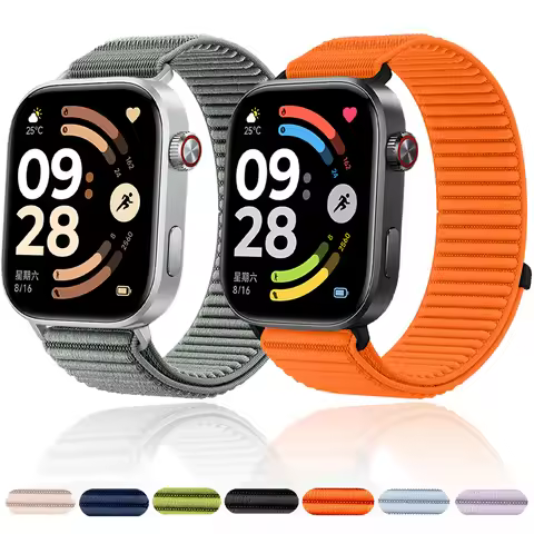 Mountain Weave Nylon Strap for Redmi Watch 6 5 4 Replaceable Original Bracelet for Xiaomi Mi Band 9 