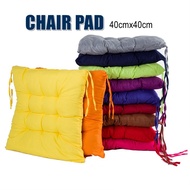 Chair Pad (40cmx40cm) Cushion Pillow Seat Soft Cotton Plain
