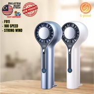 Refrigeration F911 Portable handheld fan with a speed range of 1-100 turbo cooled USB fan, 3000mAh, 