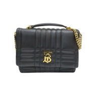 黑色羊皮 Lola 兩用包【BURBERRY 巴寶莉】 8049050