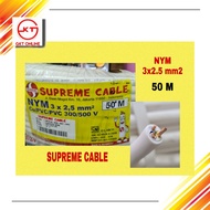 kabel nym 3x2.5mm supreme 50m / Kabel NYM 3x2,5 50 Meter Supreme