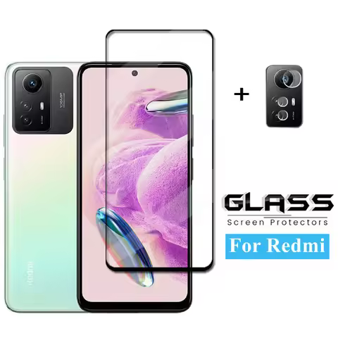 Full Cover Glass For Redmi Note 12S Tempered Glass Redmi Note 12S Screen Glass Protector Protective 