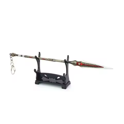 22cm God of War Weapon Ragnarok Draupnir Spear Metal Katana Sword Spear Weapon Collection Blades of 