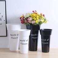 pasu bunga hiasan ruang tamu pasu bunga hiasan tinggi One Free Shipping High-Quality Round Plastic F