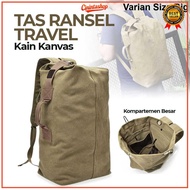 DING XIN CLAN Men's Canvas Travel Backpack - DX170