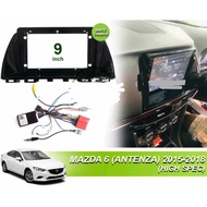 Mazda 6 Android Player + Casing + Foc Reverse Camera 360 3D 1080P