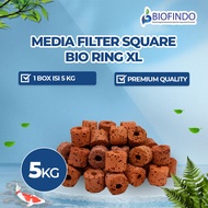 Bio Ring Ukuran XL Red Ring Media Filter Rumah Bakteri Berpori - 5 Kg