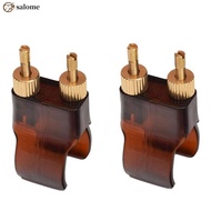 Brass Fine Tuners, 2pcs Professional Erhu String Adjusters for Precise Erhu Tuning-Music Instrument 