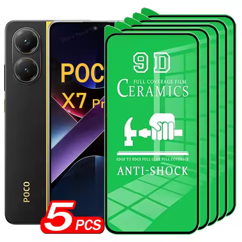 5PCS For POCO X7 F7 Pro Ultra Ceramic Film For POCO F6 M7 X6 M6 M4 M3 X3 X4 X5 F5 Pro M5S C65 C40 F3