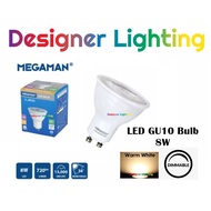Designer Lighting Megaman [1pc GU10] Dimmable Bulb 8W Spotlight Bulb Effect Bulb Eyeball Bulb WarmWh