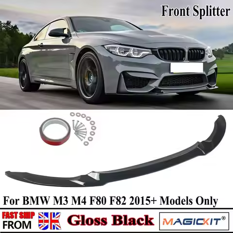 Front Bumpers Surround FOR BMW M3 M4 F80 F82 F83 CS CLUB SPORT STYLE 2015 2016 2017 2018 FRONT LIP S