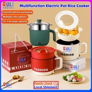 1.6L Electric Cooking  Pot Multi Functional Electric Hot Pot Stainless Steel Mini Rice Cooker Periuk Nasi Multi functional Non stick Pot