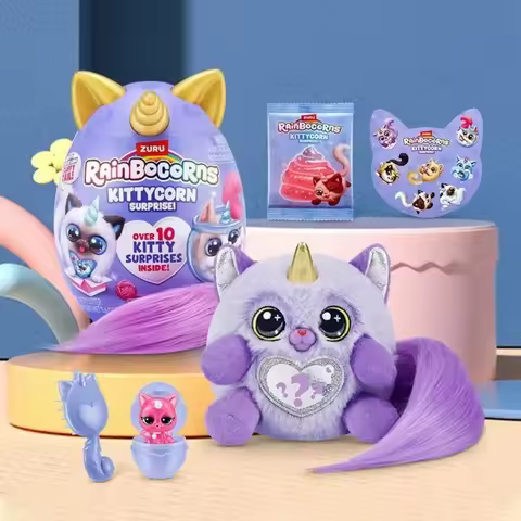 ZURU Rainbocorns Kittycorn Surprise Unicorn Magic Egg Cute Soft Plush Toys Ragdoll Cat Persian Cat G
