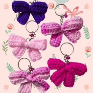 Crochet Bow Keychain Bagcharm