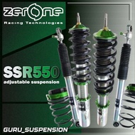 HONDA CIVIC FK7 (51.8mm STRUT) 2016+ - ZERONE SSR550 HI-LOW SOFT HARD BODYSHIFT ADJUSTABLE SUSPENSIO