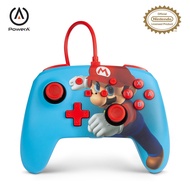 PowerA Enhanced Wired Controller for Nintendo Switch, Nintendo Switch OLED - Mario Punch (Officially Licensed)