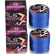 Sougayilang 🔥สายพีอี🔥8-30kg 100m สายเอ็นถัก 4 เส้น สาย PE PE0.6#-PE8.0#