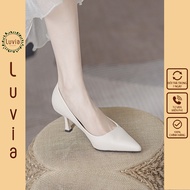 Luvia 158CG 7-inch stiletto heels, simple design, easy to coordinate (Loose form shoes, thin feet go