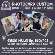 [LAMINATION] CUSTOM PHOTOCARD 310 GSM 2-SIDED BY GENIUSUGAR Photocard Custom