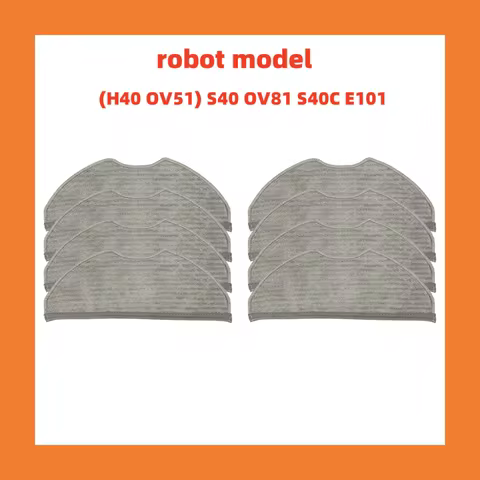 Robot mop cloth accessories compatible with Xiaomi (H40 OV51) S40 OV81 S40C E101 vacuum cleaner