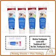Bioline Toothpaste Set For Dog's Freash Breath Toothpaste odol pasta gigi Dog Toothpaste Pet Toothbr