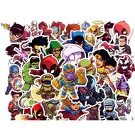 100 Marvel DC Superhero Stickers Avengers Stickers Waterproof Decorative Helmets, Skateboards, Lapto