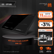 Bếp từ đôi Junger MK-22 4000W Tích hợp khóa phím an toàn Hàng Chính Hãng Bảo Hành 36 Tháng