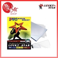 A4 Pvc Cover /Pvc Rigid Sheet / Binding Cover A4 / Plastic Kulit Buku / Plastik Pvc A4 0.20mm 100