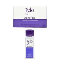 BELO AcnePro Toner plus Acne Bar Soap Combo