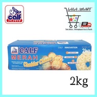 keju Cheese Cheddar Calf Merah Kemasan 2kg - Keju Cheddar Keju Parut Keju Kiloan