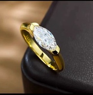 CVD Diamond Ring 培育鑽石線戒卡裝培育鑽石戒