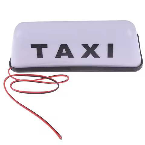 12V Universal LED Taxi Board Indicator Light Roof Taxi Sign Taxi Roof Sign Waterproof Taxi Cab Sign
