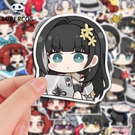 Wuthering Waves Cute Character Stickers Encore Yinlin Waterproof Decals 72pcs