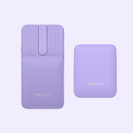 Delux Pocket Folding Mouse Wireless bluetooth Ultra Slim Portable Silent Multi-functional Mice 0.985