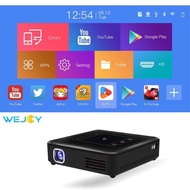 WEJOY DL-S10 - Android Mini DLP Projector 120 ANSI Lumens Youtube WIFI