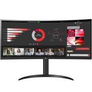 34WR55QC-B 34" Curved UltraWide WQHD HDR 10 100Hz Monitor with USB Type-C, 3440x1440 Curved Display,