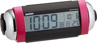 Seiko Clock (Seiko Clock) Raiden Loud Radio Digital Alarm Clock (Pink) Nr530P