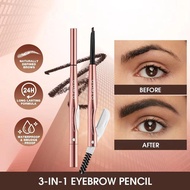 O.two.o Natural Soft Mist 3-in-1 Eyebrow Pencil Rooted, Triangle Pencil Eyebrow Color-friendly V6c5