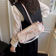 Bag Large Capacity Female Underarm Bag 2026 Butterfly Cartoon Bear Print Small Square Bag Fashion Sh