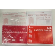 A4 Kertas Jawapan UPSR / PMR/SPM Answer Sheet /Objective Sheet OMR 480Sheets @cassandra8526🔥🔥