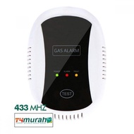 Wireless Gas Detector 433Mhz Gas Leak Detector Alarm