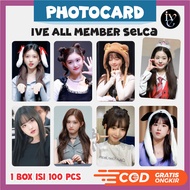 Photocard ive all members 100 Pcs Unofficial Bonus Sticker + PIN (COD)